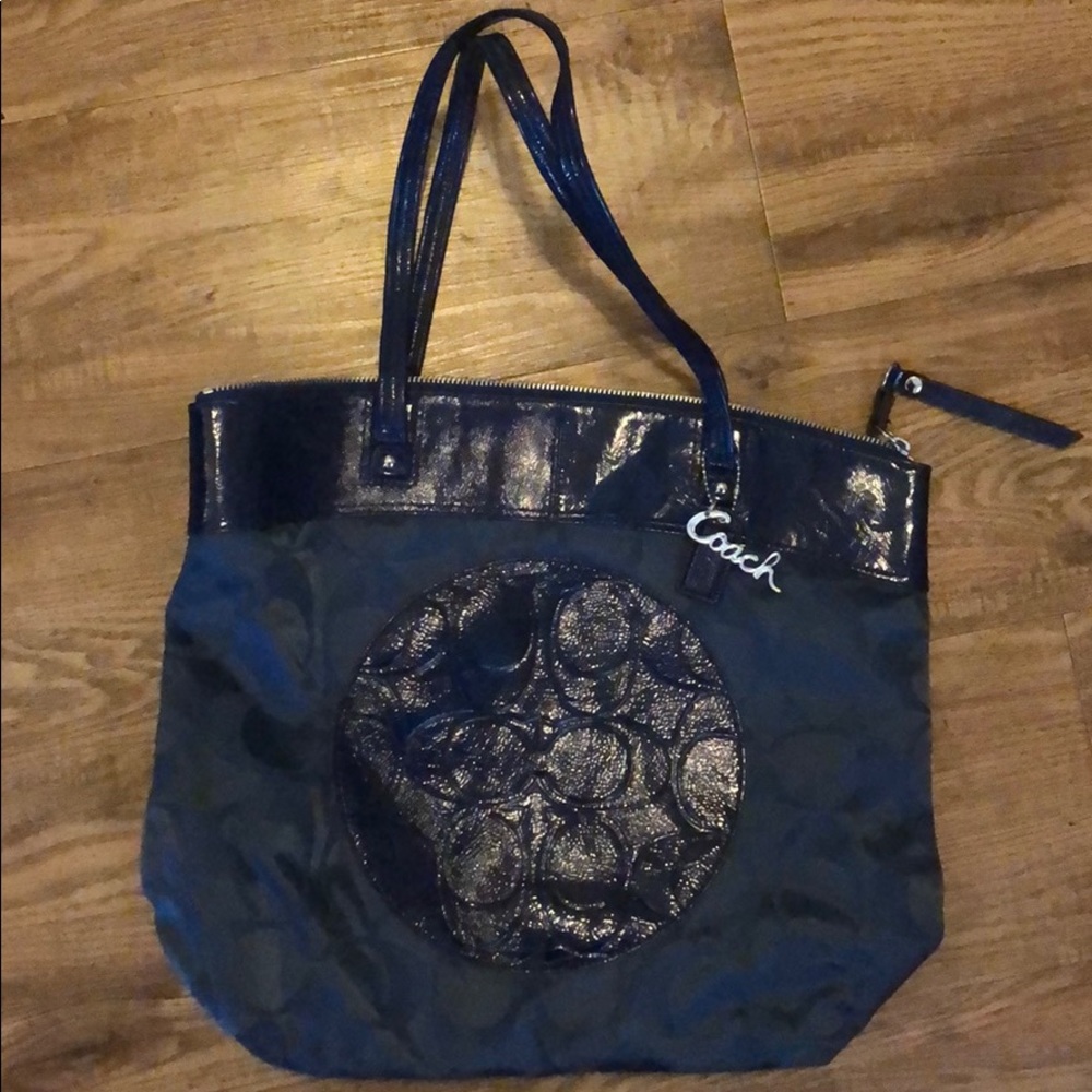 Blue Coach Purse